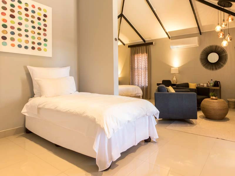 Zimmer der Lodge Addo Südafrika