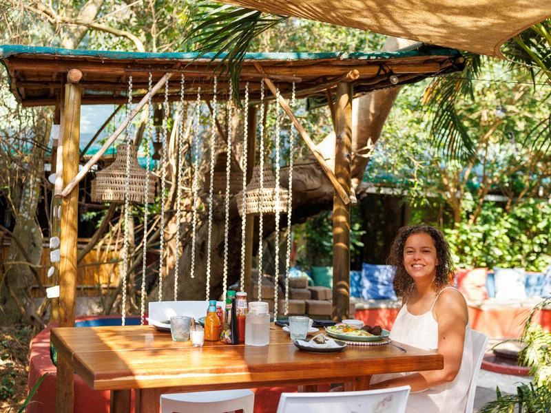 Mosambik Ponta d'Ouro Hotel Garten