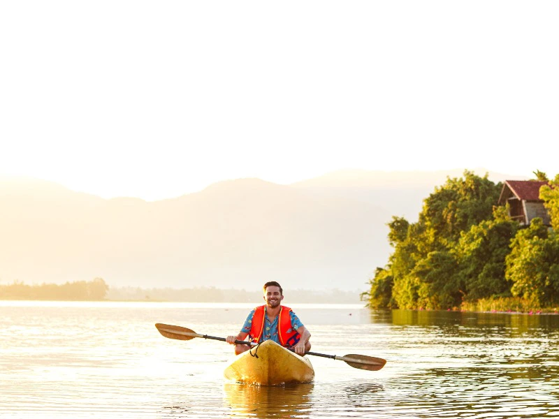 Südafrika Wilderness Kanufahren