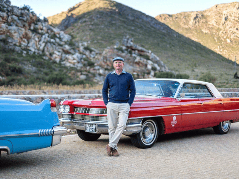 Weintour mit dem Oldtimer in Montagu Südafrika