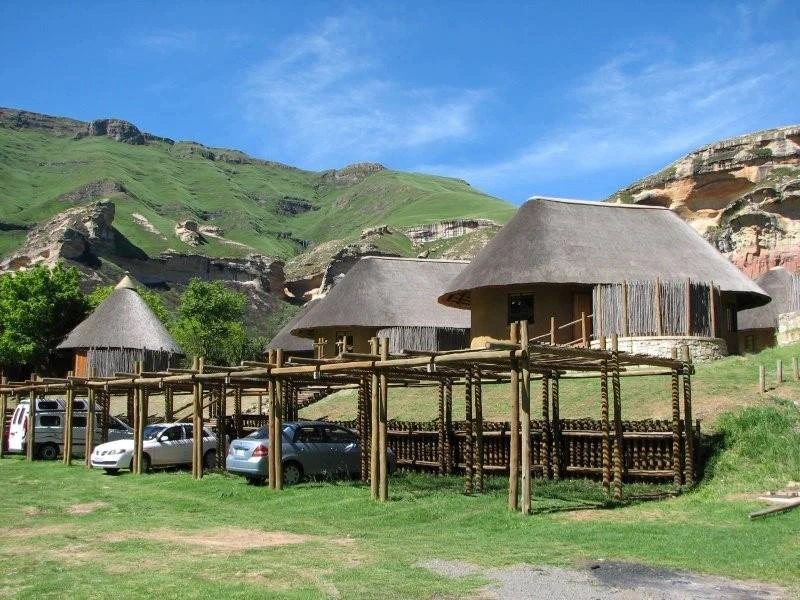 Unterkunft auf Stelzen in Lesotho
