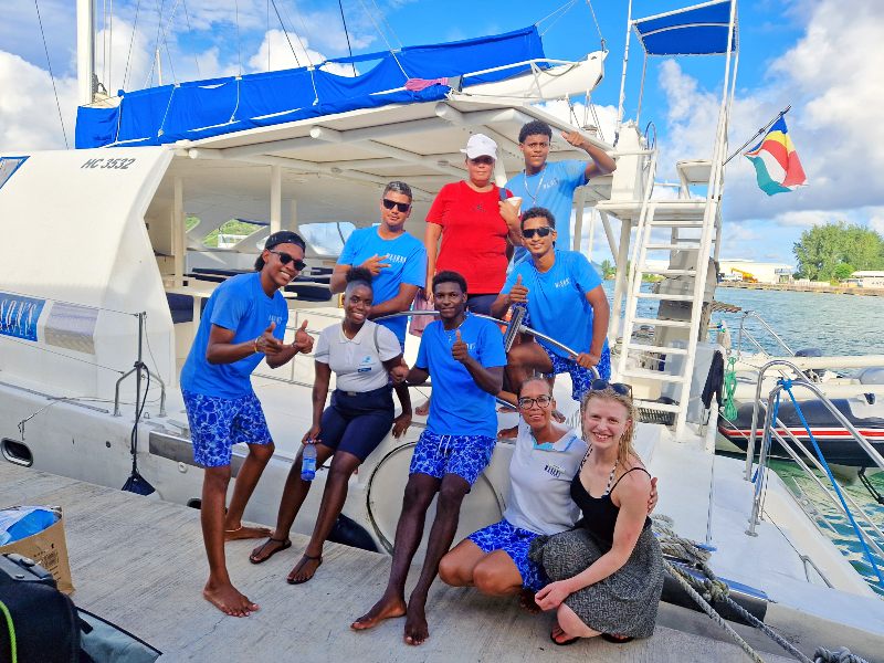 Seychellen - Praslin - Catamaran
