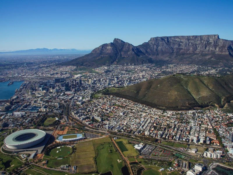 Blick auf Kapstadt