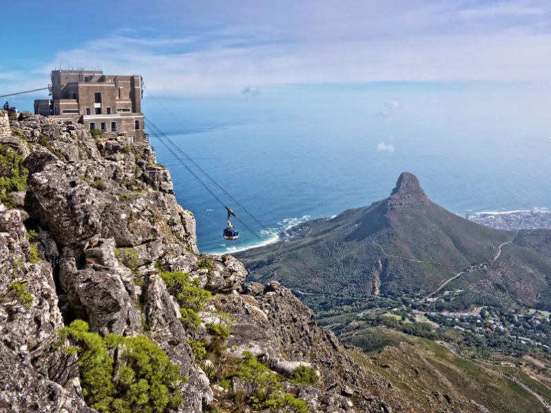 Seilbahnfahrt auf den Tafelberg