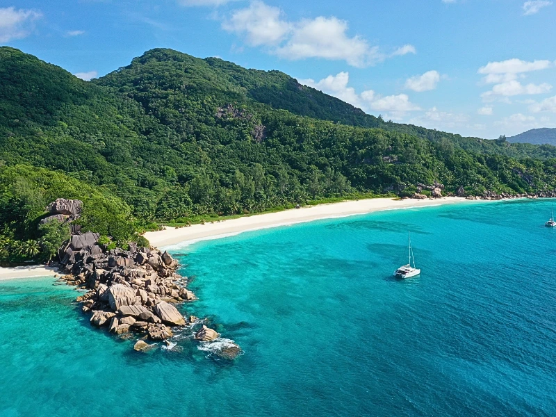 Küste der Seychellen