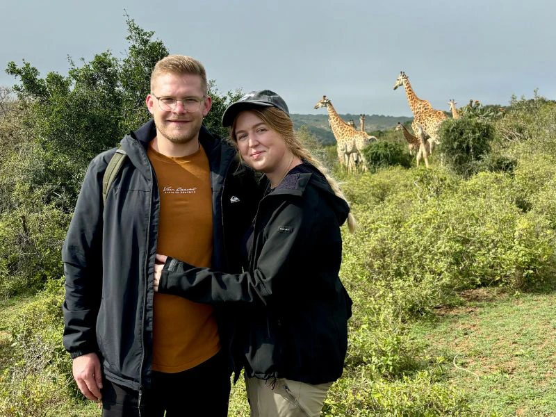 Giraffen-Safari im Addo Nationalpark