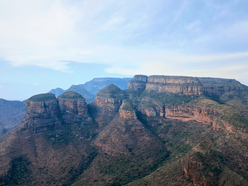 Rondavels auf der Panoramaroute in Südafrika