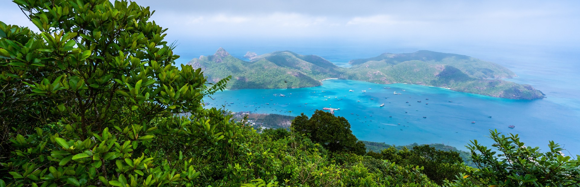 Blick auf Con Dao in Vietnam