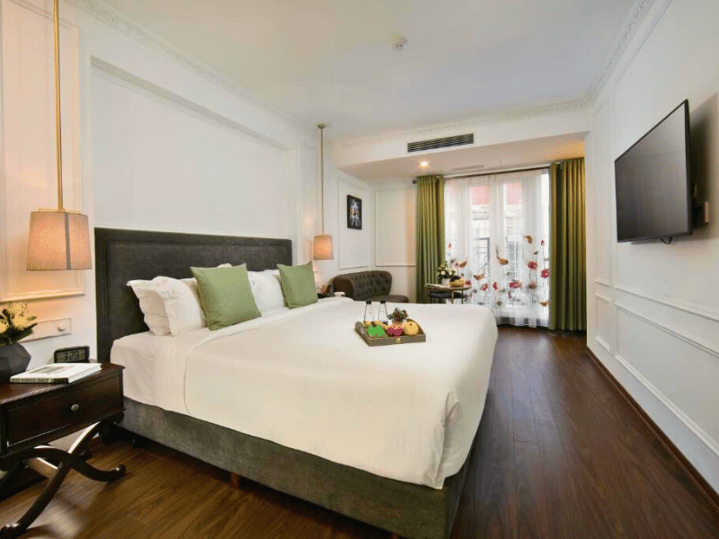 Zimmer im Deluxe Hotel in Hanoi, Vietnam