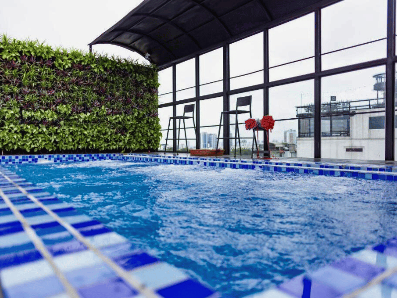 Pool in Hanoi Vietnam