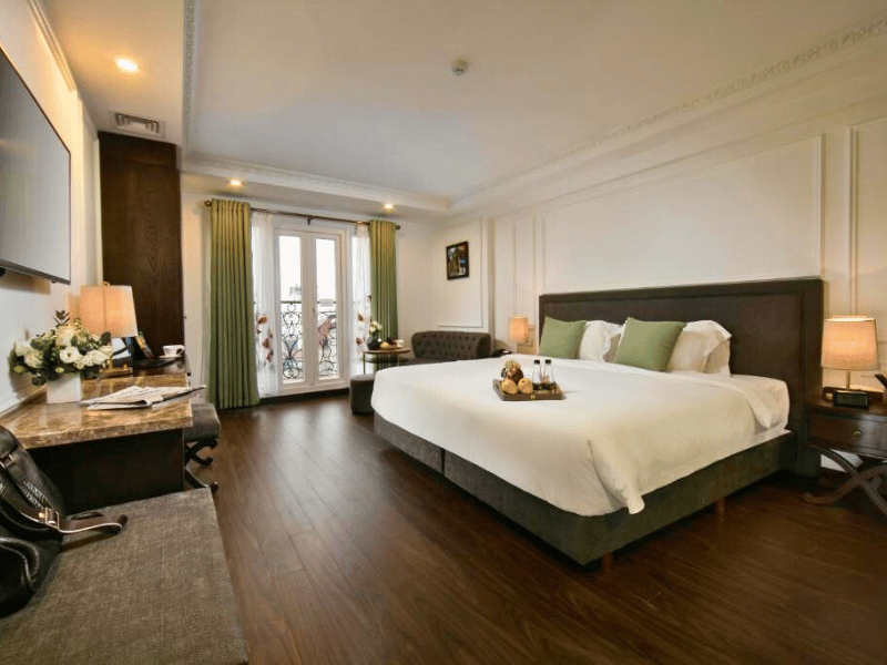 Zimmer im Deluxe Hotel in Hanoi, Vietnam