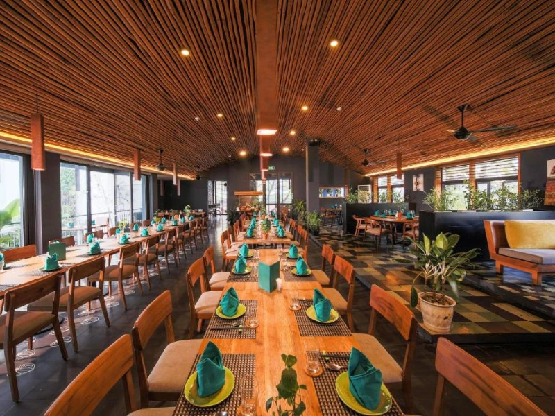Restaurant im Standard Hotel in Hue, Vietnam