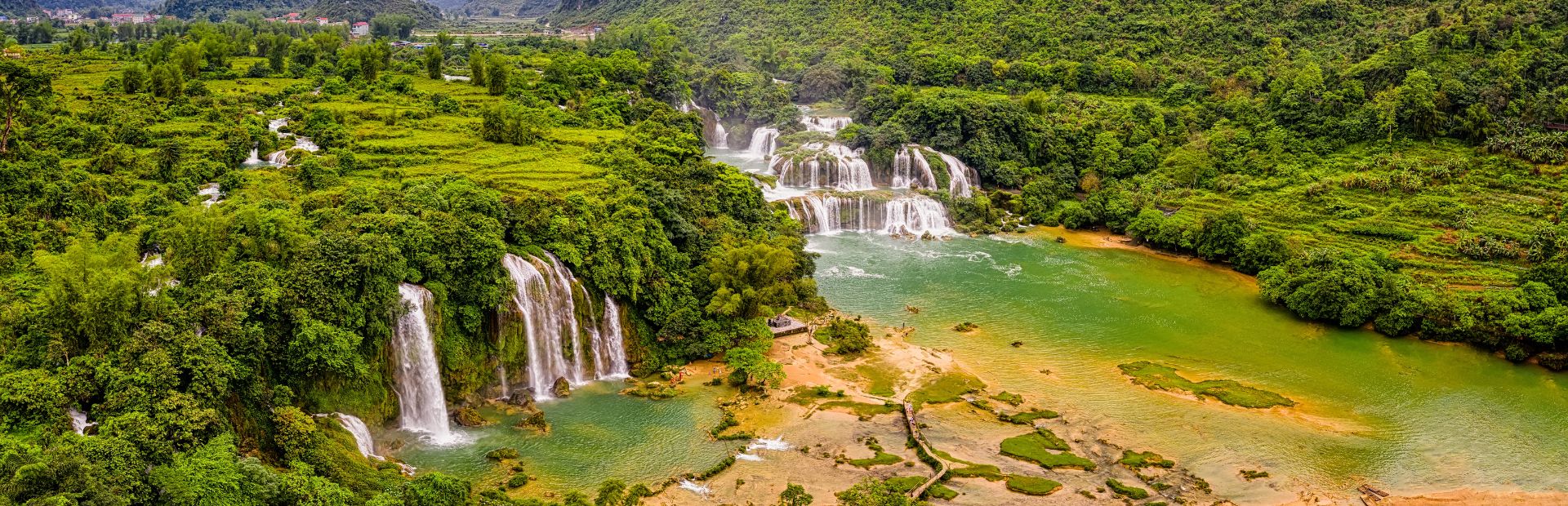 Ban Gioc Wasserfall im Norden von Vietnam