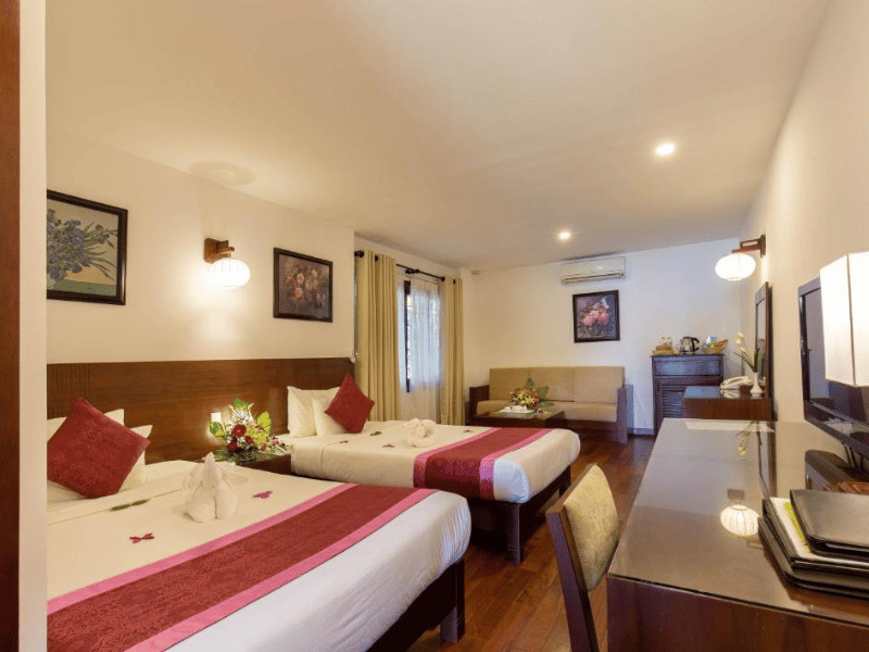 Zimmer im Strandhotel mit Pool in Hoi An Vietnam