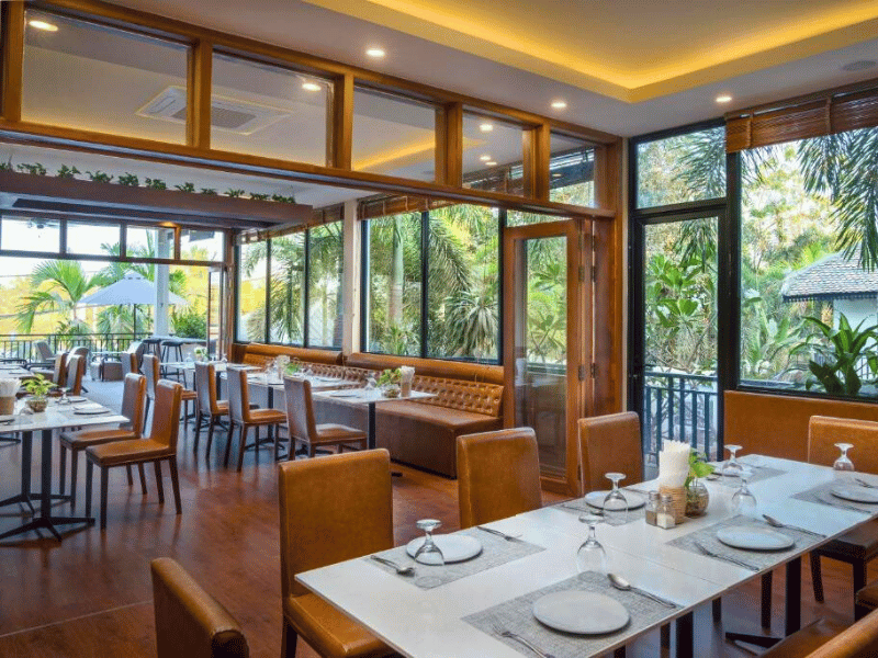 Restaurant im Hotel in Siem Reap Kambodscha