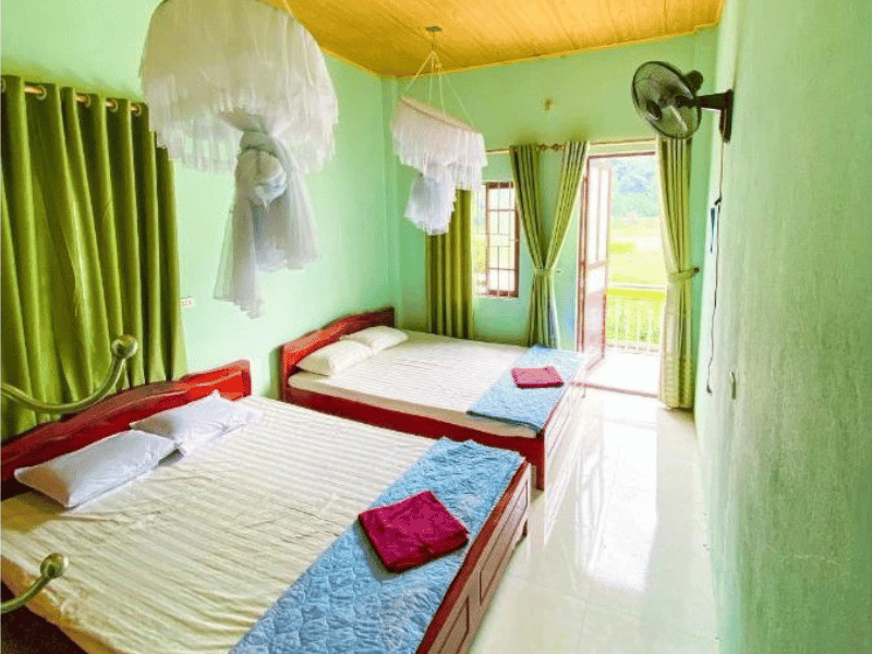 Zimmer im Homestay in Ba Be in Vietnam