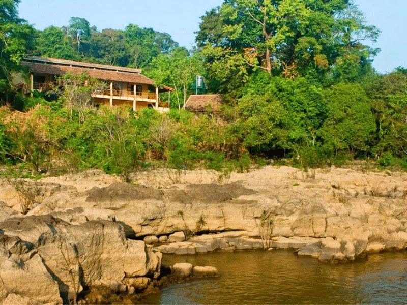 Unterkunft im Nam Cat Tien Nationalpark in Vietnam