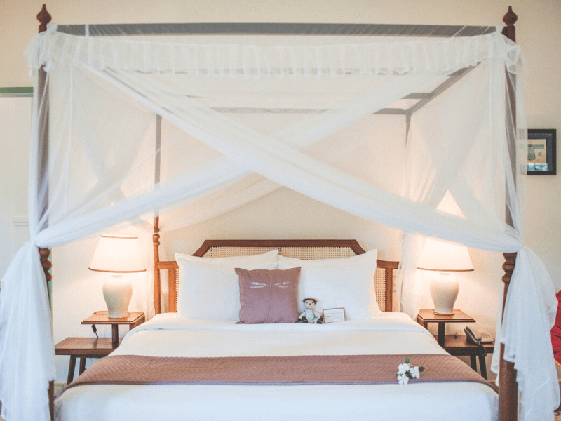 Hotelzimmer auf Con Dao in Vietnam