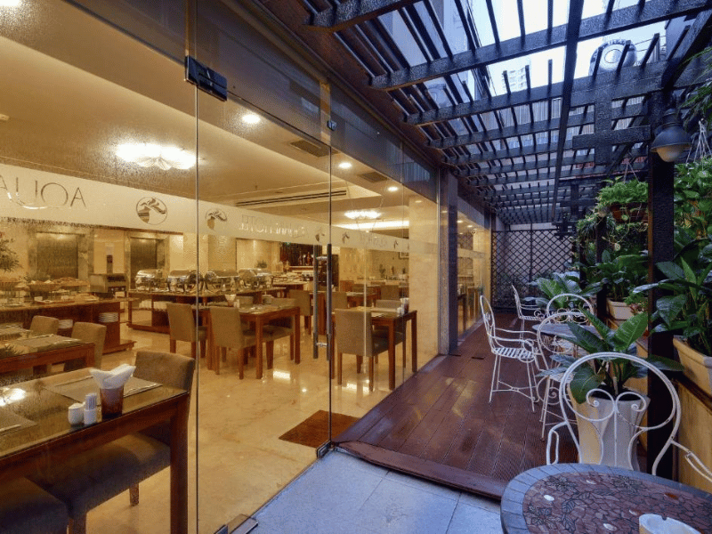 Außenbereich im Hotel in Ho-Chi-Minh-City in Vietnam