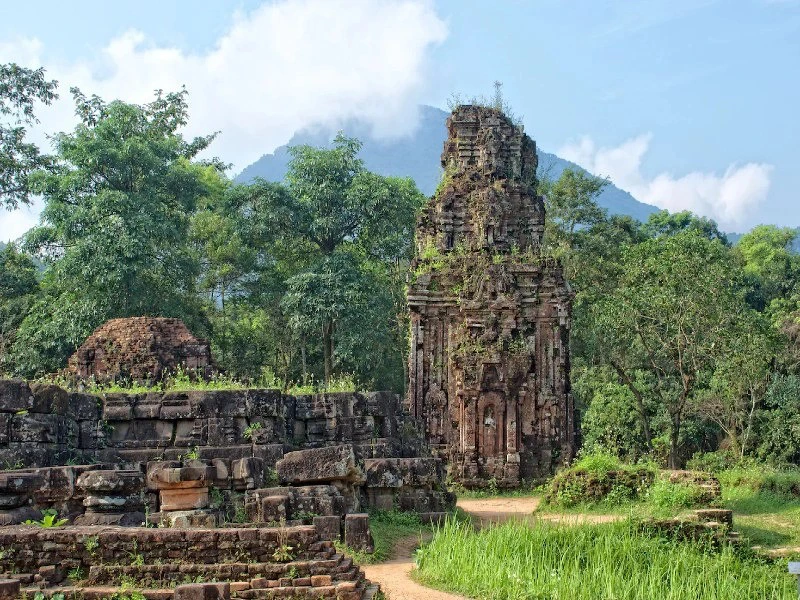 Tempel von My Son im Zentrum von Vietnam