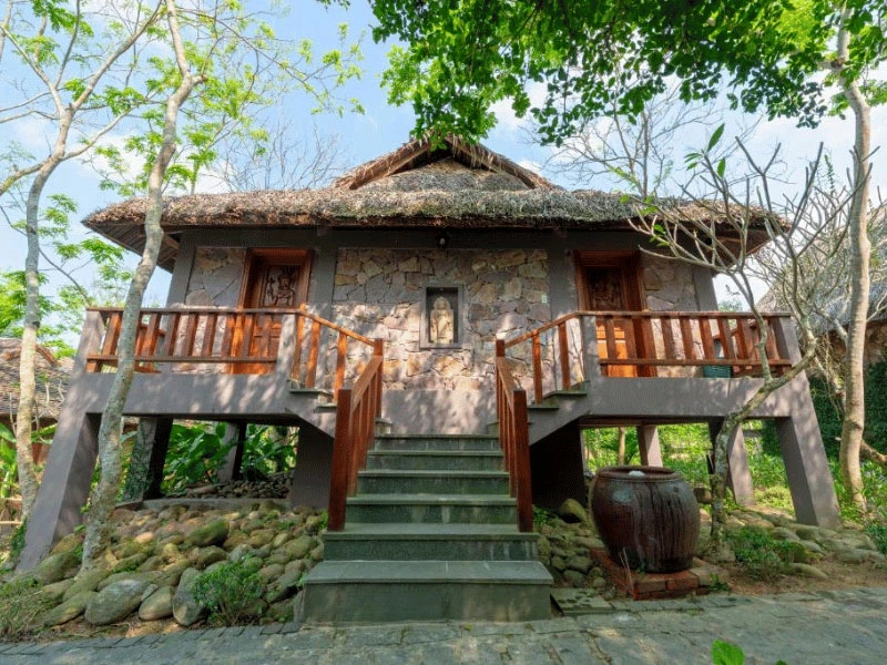 Bungalow im Grünen in Hue, Vietnam