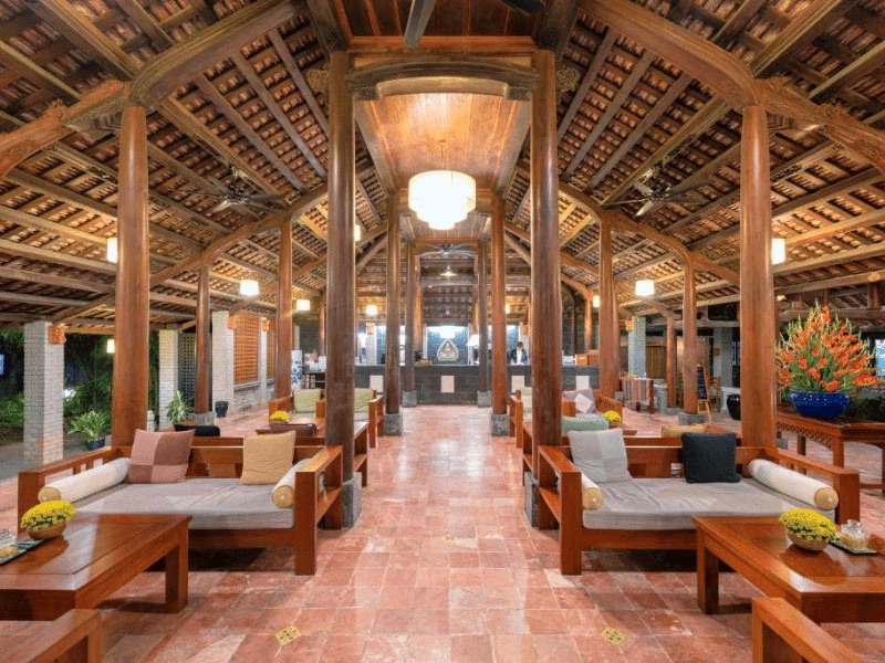 Lobby des Hotels in Hue, Vietnam