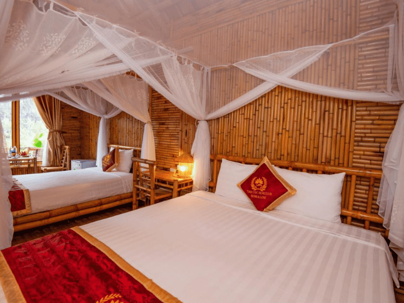 Zimmer der Unterkunft in Ninh Binh in Vietnam