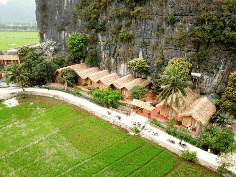 Bungalow Unterkunft in Ninh Binh in Vietnam