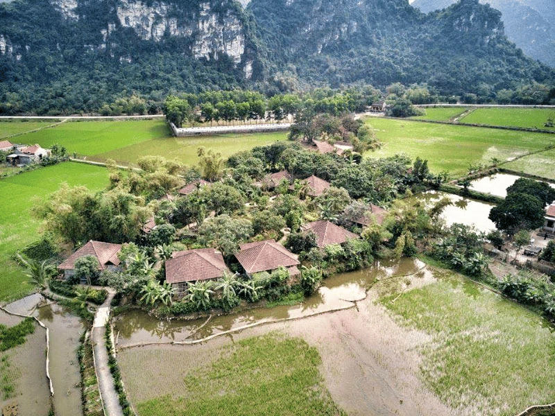 Komfortables Resort in der Natur in Ninh Binh Vietnam