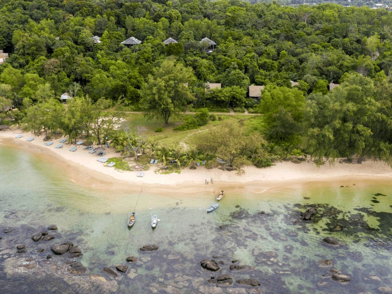 Hotel am Strand von Phu Quoc in Vietnam