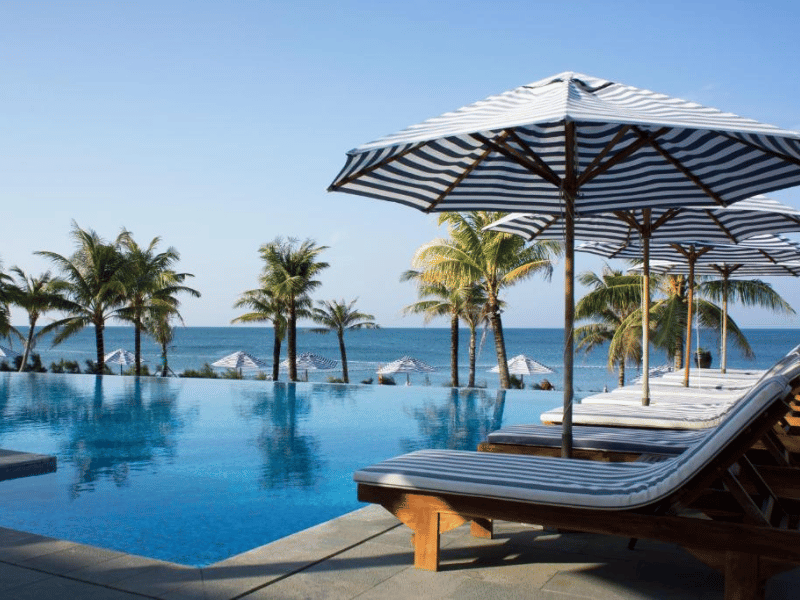 Hotelpool auf Phu Quoc in Vietnam