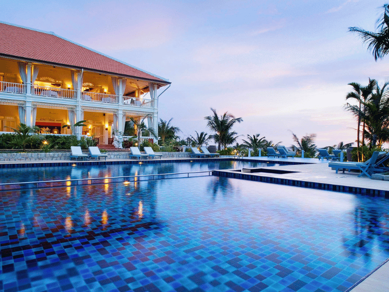 Hotelpool auf Phu Quoc in Vietnam