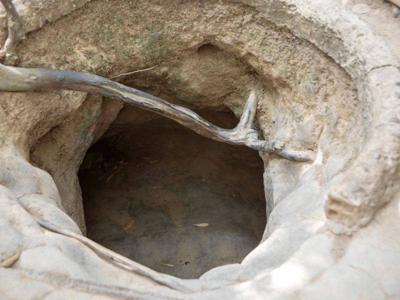Eingang zu den Cu Chi Tunneln in Vietnam