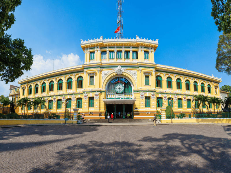 Altes Postamt in Ho Chi Minh City in Vietnam