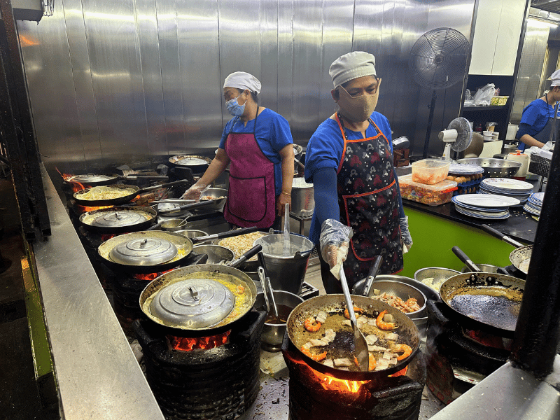 Straßenrestaurant in Ho-Chi-Minh-City, Vietnam
