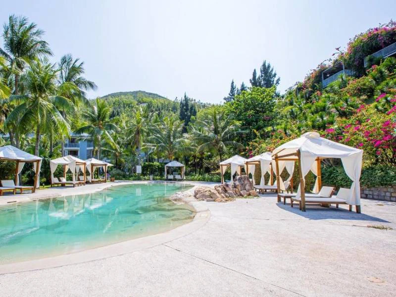 Pool im Hotel in Quy Nhon, Vietnam