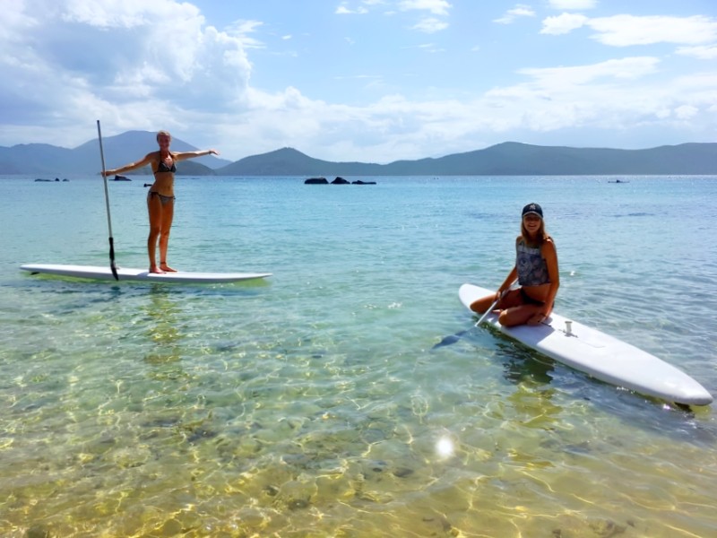 Stand Up Paddeln auf Whale Island, Vietnam