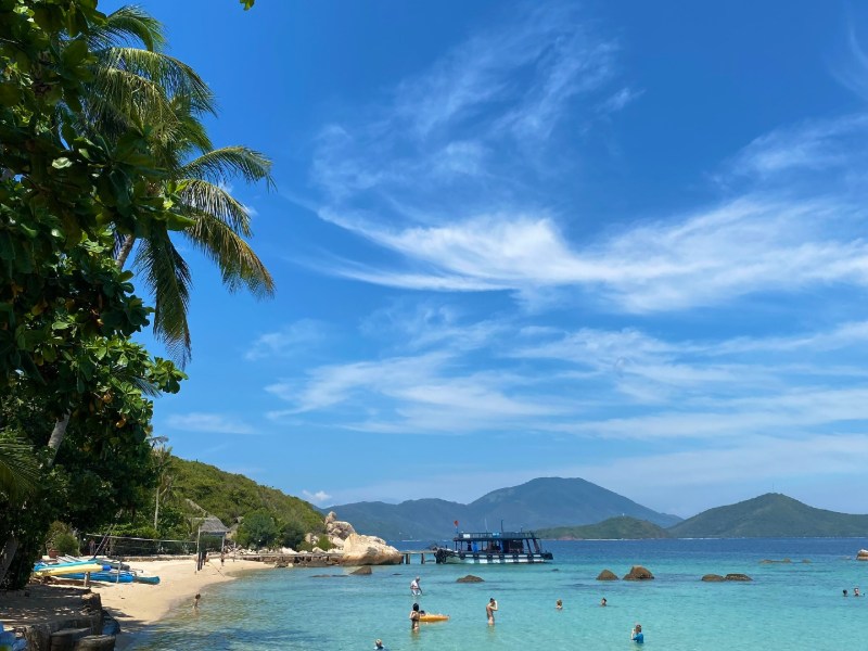 Strand auf Whale Island, Vietnam