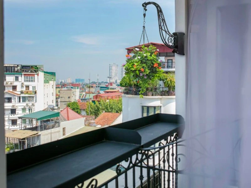 Ausblick vom Deluxe Hotel in Hanoi, Vietnam