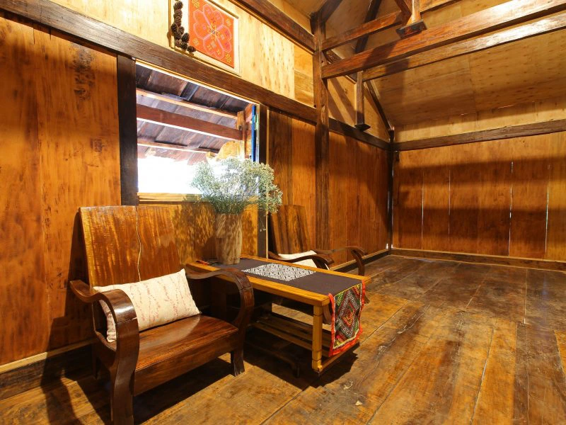 Zimmer in der Eco-Lodge in Mu Cang Chai, Vietnam