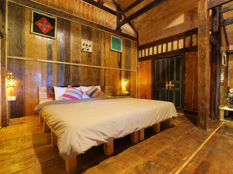 Zimmer in der Eco-Lodge in Mu Cang Chai, Vietnam