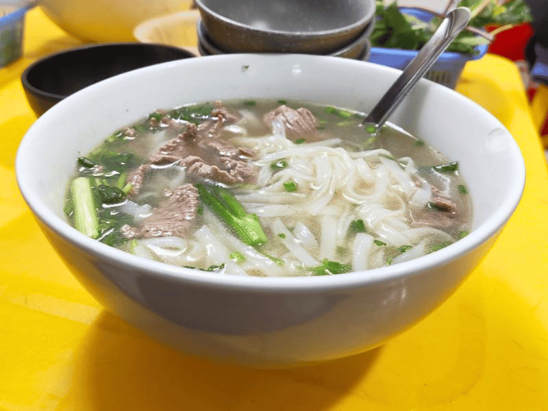 Typische Suppe in Vietnam