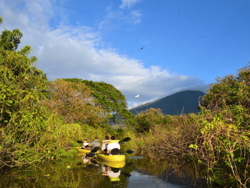 Kajaktour auf dem Istian Fluss