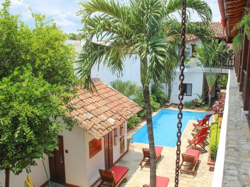 Pool der Unterkunft in Granada, Nicaragua