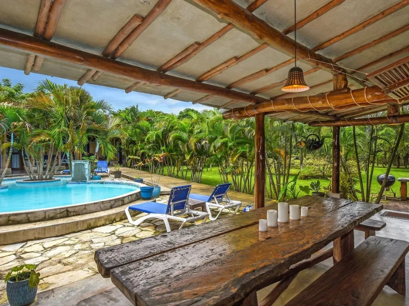 Hotelterrasse in Pedasi, Panama