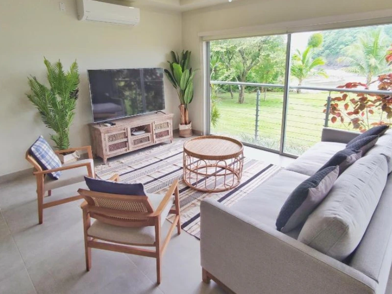 Wohnzimmer der Unterkunft in Pedasi, Panama