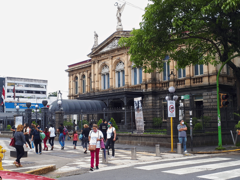 Zentraler Platz in San José in Costa Rica