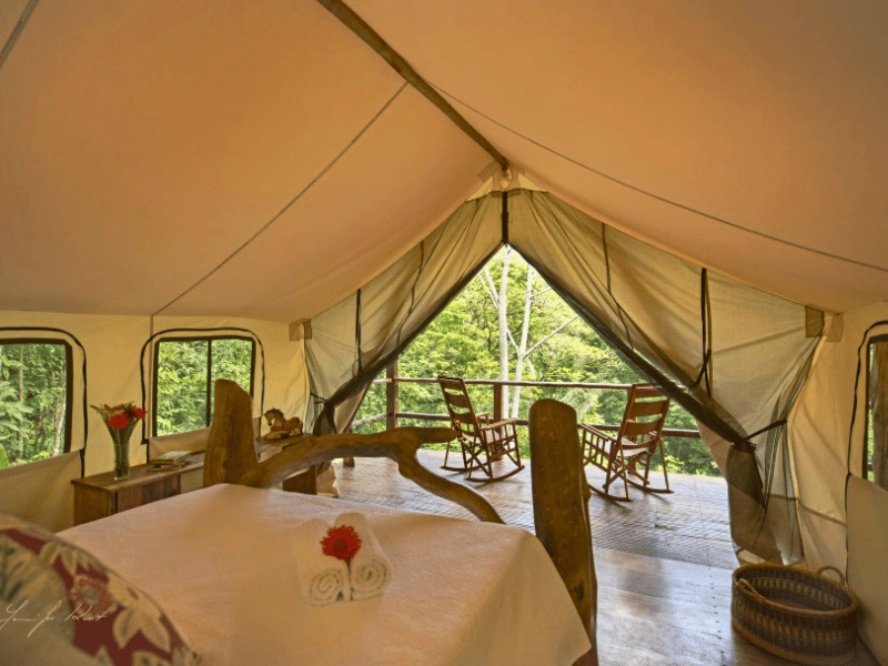 Glampingzelt in Costa Rica