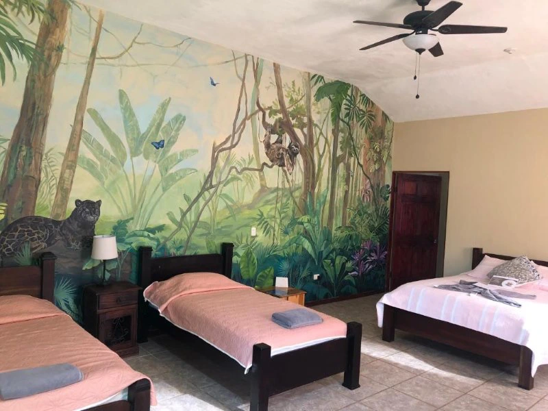 Zimmer der Unterkunft an der Drake Bay, Costa Rica