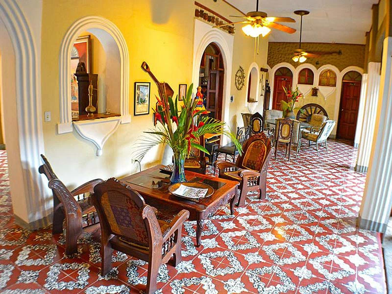 Lobby im Hotel in Leon , Nicaragua